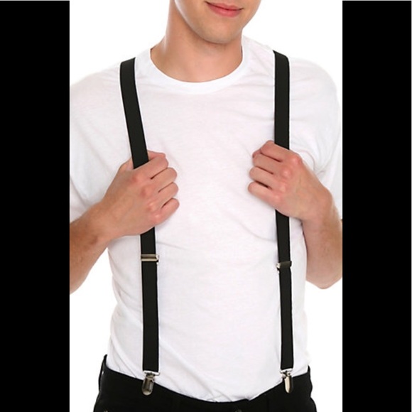 HOT TOPIC black Unisex suspenders - Picture 1 of 3